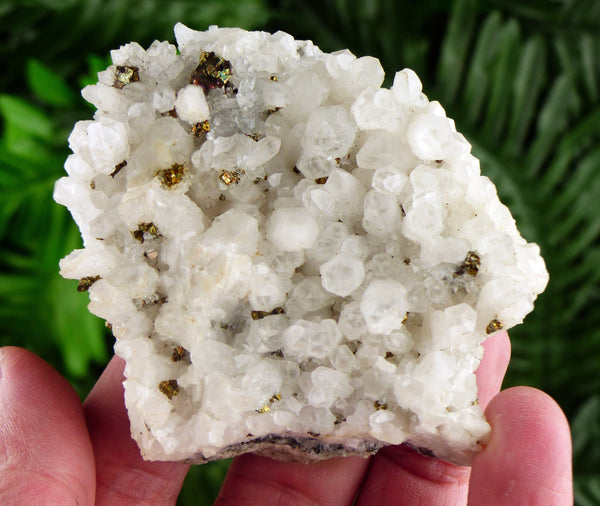 Amazing Shiny Milky Quartz with Pyrite, Raw Crystal, Natural Mineral, Healing Crystal, Spirituality Crystal, Mineral Specimen B2540