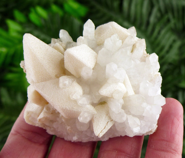 Amazing Milky Quartz with Calcite, Crystal, Mineral, natural Crystal, Raw Crystals B2555