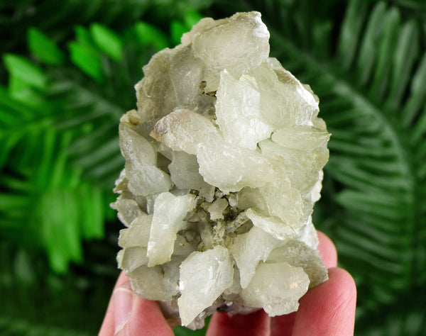 Amazing Calcite with Chlorite, Raw Crystal, Natural Mineral, Healing Crystal, Spirituality Crystal, Mineral Specimen B2471