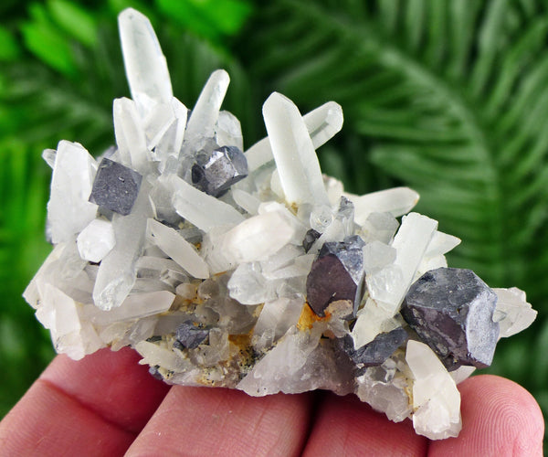 Amazing Quartz with Galena, Raw Crystal, Natural Mineral, Healing Crystal, Spirituality Crystal, Mineral Specimen B2488