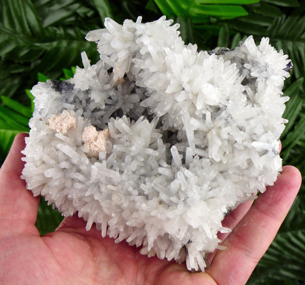 Amazing Milky Quartz with Calcite, Crystal, Mineral, natural Crystal, Raw Crystals B2570