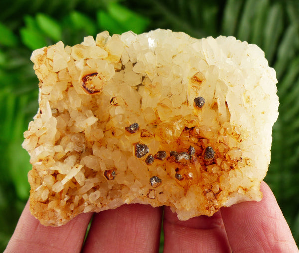 Amazing Quartz with Iron Oxide, Raw Crystal, Natural Mineral, Healing Crystal, Spirituality Crystal, Mineral Specimen B2636