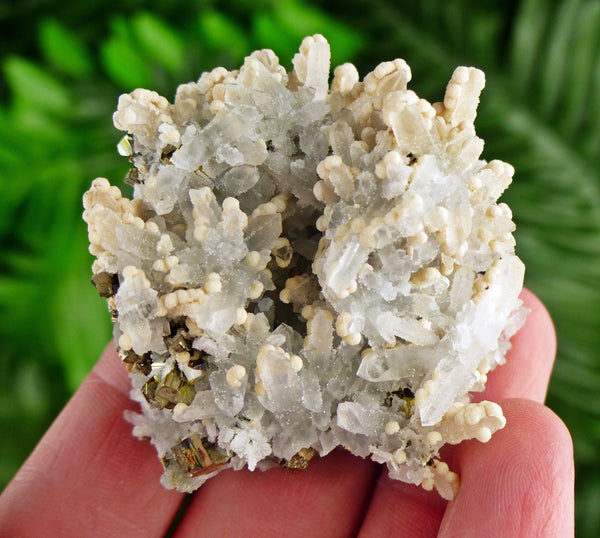 Amazing Quartz with Pyrite and Calcite, Raw Crystal, Natural Mineral, Healing Crystal, Spirituality Crystal, Mineral Specimen B2795