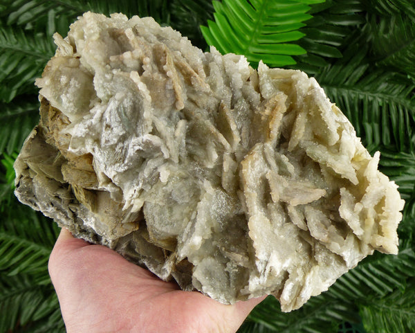 Amazing Big Calcite Crystallization with Chlorite, Raw Crystal, Natural Mineral, Spirituality Crystal, Mineral Specimen B2891