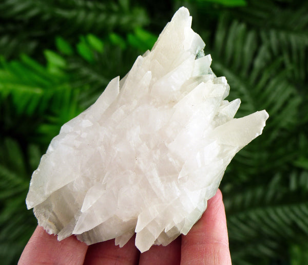 Amazing Fluorescent Calcite with Chlorite, Raw Crystal, Natural Mineral, Healing Crystal, Spirituality Crystal, Mineral Specimen B3006