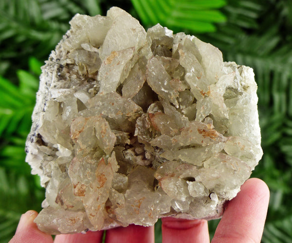 Amazing Calcite with Chlorite, Raw Crystal, Natural Mineral, Healing Crystal, Spirituality Crystal, Mineral Specimen B3041