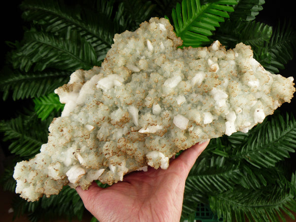 Museum Rare Big Chalcedony with Calcite and Rhodochrosite, Raw Crystal, Natural Mineral, Spirituality Crystal, Mineral Specimen B2954