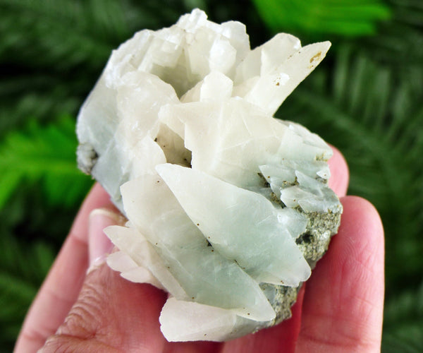 Amazing Calcite with Chlorite, Raw Crystal, Natural Mineral, Healing Crystal, Spirituality Crystal, Mineral Specimen B2918