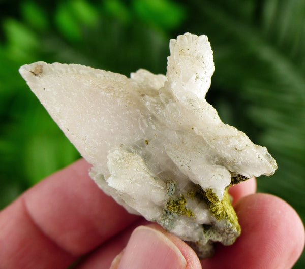 Amazing Calcite with Epidote , Raw Crystal, Natural Mineral, Healing Crystal, Spirituality Crystal, Mineral Specimen B2790