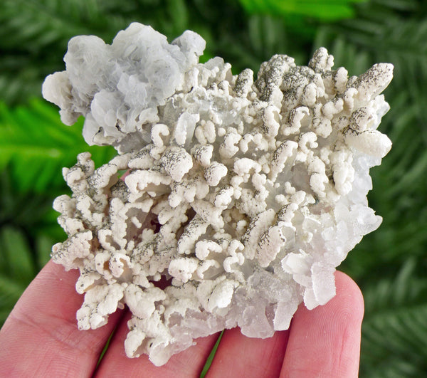 Amazing Milky Quartz cover with Two Generation Calcite ,  Crystal, Mineral, natural Crystal, Raw Crystals, Calcite Crystal, Quartz B3314