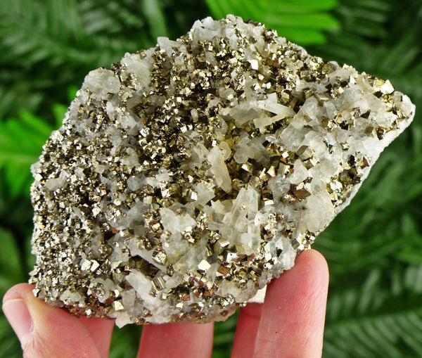 Amazing Quartz with Pyrite, Raw Crystal, Natural Mineral, Healing Crystal, Spirituality Crystal, Mineral Specimen B3210