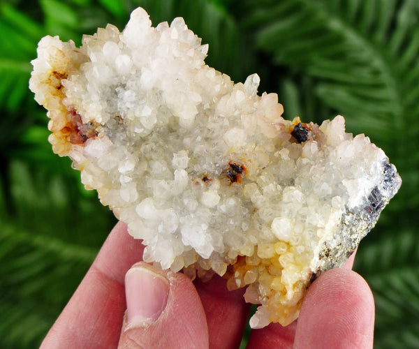 Amazing Quartz with Iron Oxide, Raw Crystal, Natural Mineral, Healing Crystal, Spirituality Crystal, Mineral Specimen B3067