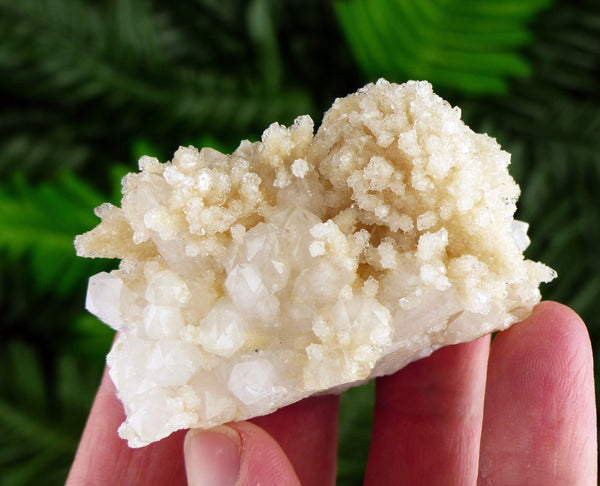 Very Nice Two Generation Calcite Crystals with Milky Quartz, Raw Crystal, Natural Mineral, Spirituality Crystal, Mineral Specimen B3305