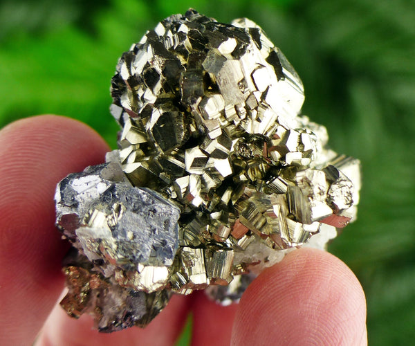 Amazing Pyrite with Galena and Quartz, Raw Crystal, Natural Mineral, Healing Crystal, Spirituality Crystal, Mineral Specimen B3074