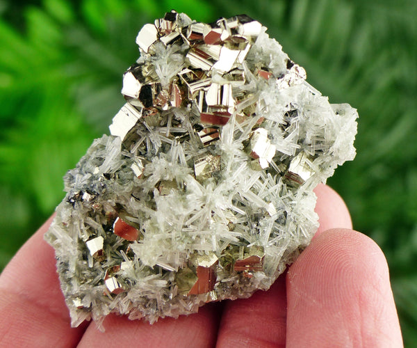 Amazing Quartz with Pyrite, Raw Crystal, Natural Mineral, Healing Crystal, Spirituality Crystal, Mineral Specimen B3237