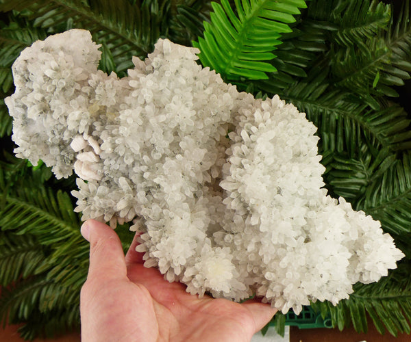 Amazing Big Quartz with Chlorite and Calcite, Raw Crystal, Natural Mineral, Healing Crystal, Spirituality Crystal, Mineral Specimen B3188