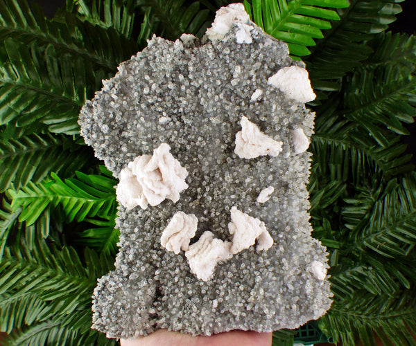 Museum Big Quartz with Chalcedony and Calcite, Raw Crystal, Natural Mineral, Healing Crystal, Mineral Specimen B3467