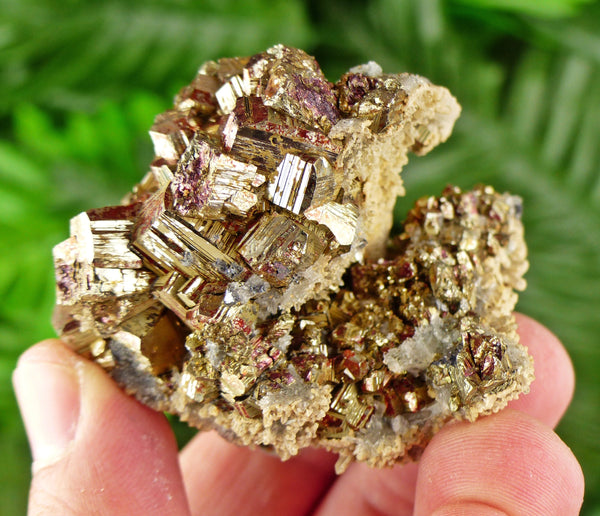 Amazing Pyrite with Hematite, Raw Crystal, Natural Mineral, Healing Crystal, Spirituality Crystal, Mineral Specimen B3289