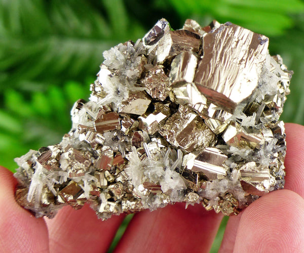 Amazing Pyrite with Quartz, Raw Crystal, Natural Mineral, Healing Crystal, Mineral Specimen B3432