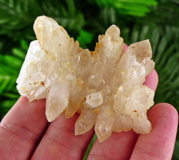 Amazing Quartz with Iron Oxide, Raw Crystal, Natural Mineral, Healing Crystal, Spirituality Crystal, Mineral Specimen B3393