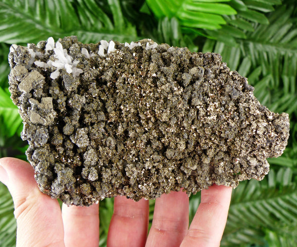 Amazing Pyrite with Chalcopyrite and Quartz, Raw Crystal, Natural Mineral, Healing Crystal, Mineral Specimen B3484