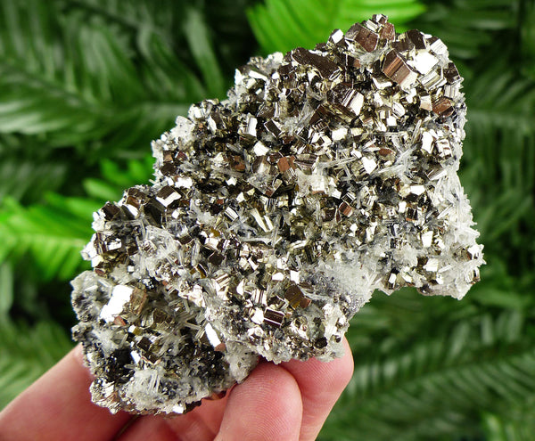 Amazing Quartz with Pyrite, Raw Crystal, Natural Mineral, Healing Crystal, Mineral Specimen B3664