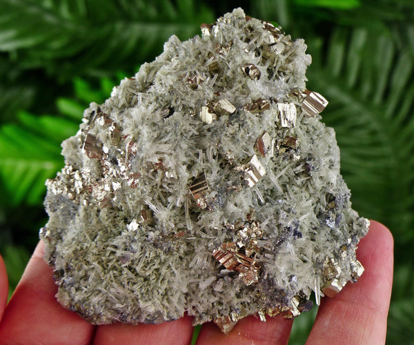 Amazing Quartz with Galena and Pyrite, Raw Crystal, Natural Mineral, Healing Crystal, Mineral Specimen B3693