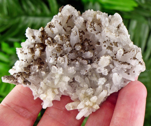 Amazing Milky Quartz with Chlorite, Raw Crystal, Natural Mineral, Healing Crystal, Mineral Specimen B3702