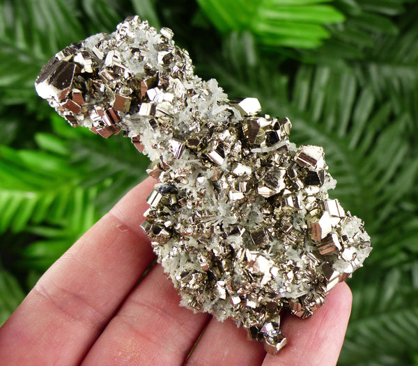 Amazing Quartz with Pyrite, Raw Crystal, Natural Mineral, Healing Crystal, Mineral Specimen B3567