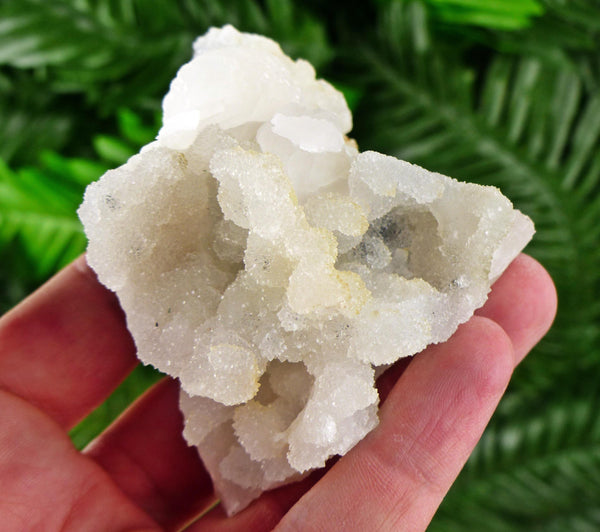 Amazing Chalcedony with Calcite, Raw Crystal, Natural Mineral, Healing Crystal, Mineral Specimen B3572