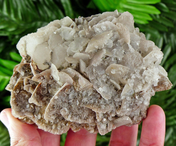 Amazing Calcite with Iron Oxide, Raw Crystal, Natural Mineral, Healing Crystal, Mineral Specimen B3733