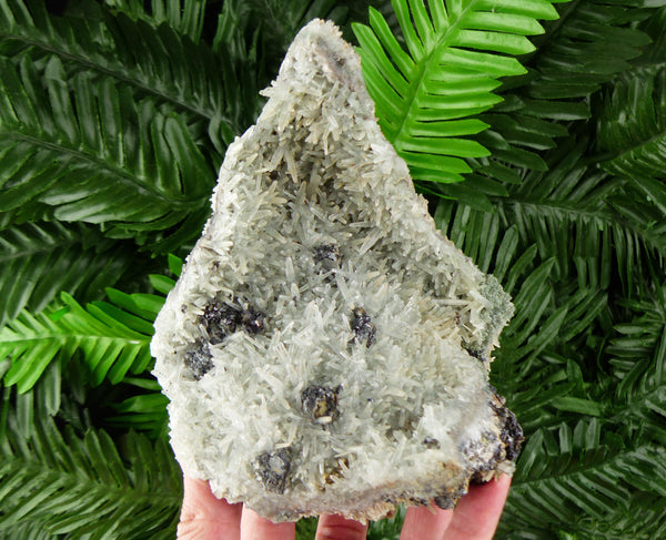 Amazing Quartz with Chlorite and Sphalerite Crystal, Raw Crystal, Natural Mineral, Healing Crystal, Mineral Specimen B3519