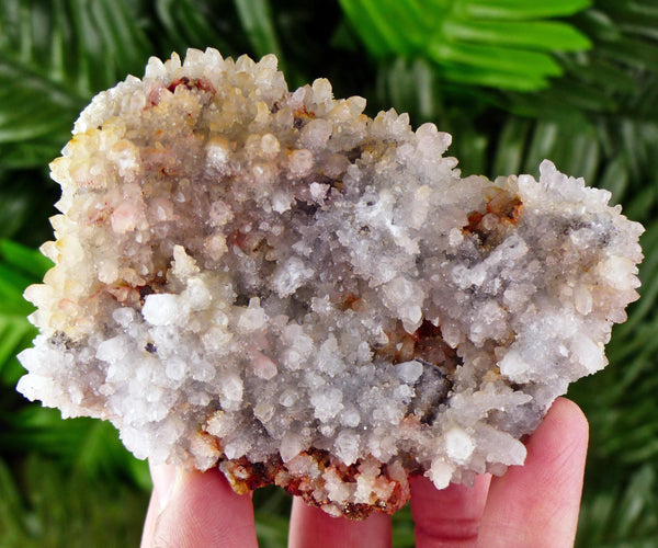 Amazing Quartz with Iron Oxide, Raw Crystal, Natural Mineral, Healing Crystal, Mineral Specimen B3577