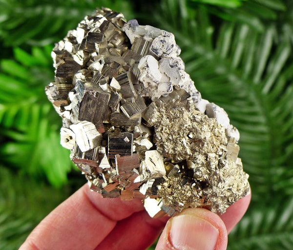 Amazing Pyrite with Galena, Raw Crystal, Natural Mineral, Healing Crystal, Mineral Specimen B3819