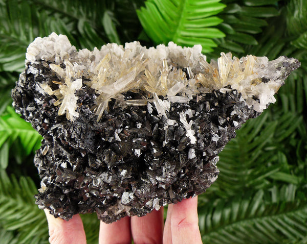 Big Quartz with Sphalerite, Raw Crystal, Natural Mineral, Healing Crystal, Mineral Specimen