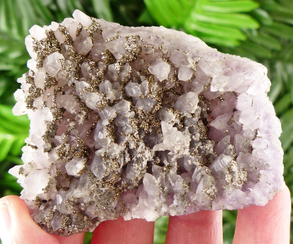 Amazing Amethyst with Pyrite, Raw Crystal, Natural Mineral, Healing Crystal, Mineral Specimen B3862