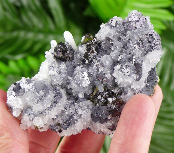 Amazing Galena with Sphalerite and Quartz, Raw Crystal, Natural Mineral, Healing Crystal, Mineral Specimen B3974