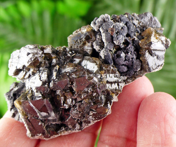 Rare Gem Sphalerite with Galena, Raw Crystal, Natural Mineral, Healing Crystal, Mineral Specimen B4020