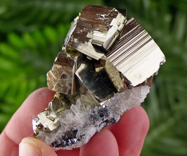 Amazing Quartz with Pyrite, Raw Crystal, Natural Mineral, Healing Crystal, Mineral Specimen B4151