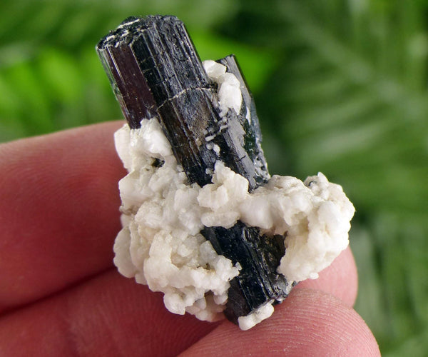 Rare Black Tourmaline with Feldspar, Raw Crystal, Natural Mineral, Healing Crystal, Mineral Specimen B4101