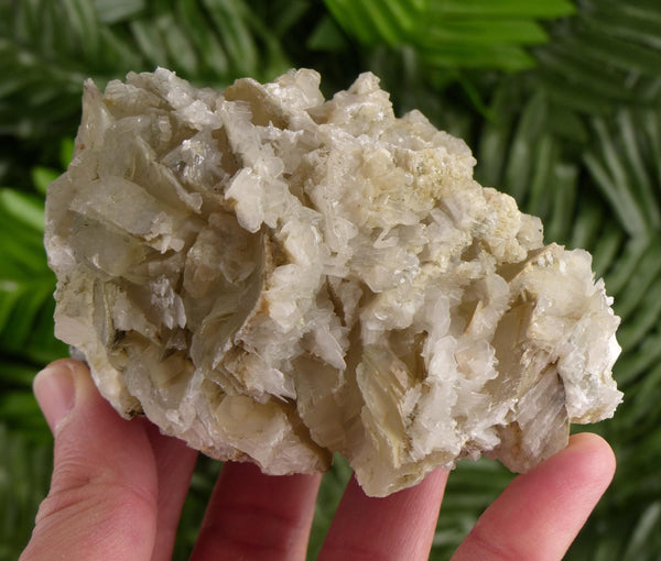 Calcite with Chlorite, Raw Crystal, Natural Mineral, Healing Crystal, Spirituality Crystal, Mineral Specimen B4314