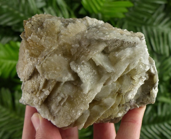 Calcite with Chlorite, Raw Crystal, Natural Mineral, Healing Crystal, Spirituality Crystal, Mineral Specimen B4247