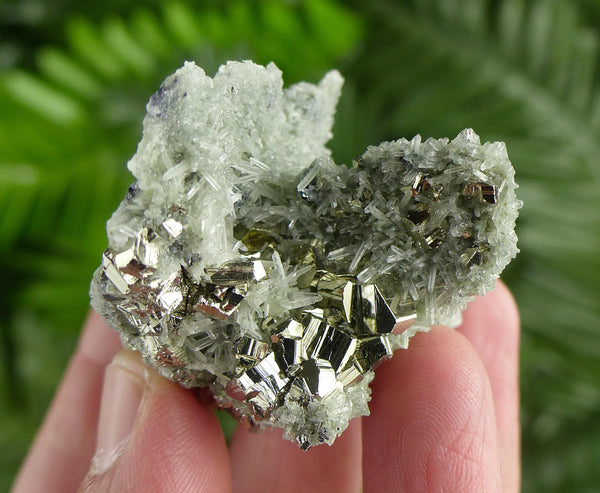 Amazing Shiny Quartz with Pyrite, Raw Crystal, Natural Mineral, Healing Crystal, Mineral Specimen B4185